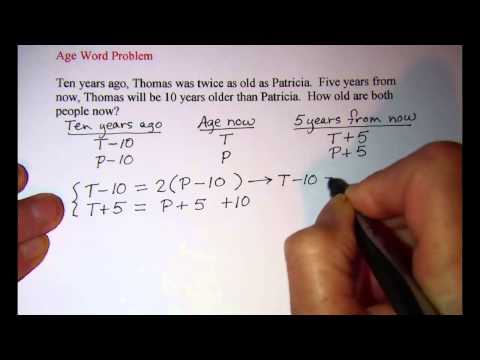 Age Word Problem