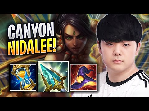 CANYON IS SO CRAZY WITH NIDALEE! - DK Canyon Plays Nidalee JUNGLE vs Rengar! | Season 2023