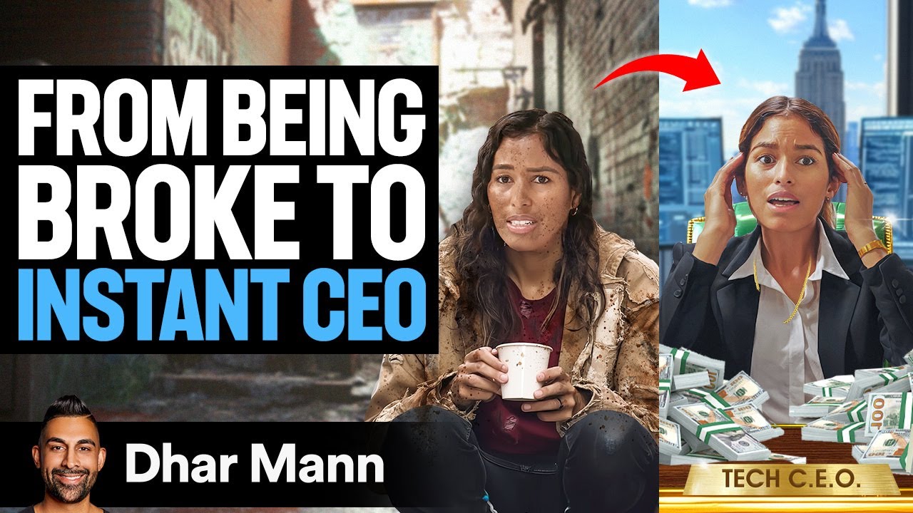 HOMELESS GIRL Becomes Tech BILLIONAIRE CEO | Dhar Mann Studios