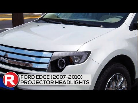 Spec-D Projector Headlights Ford Edge w/ Halo LED (2007-2010) Black or Chrome - DIY How To Install