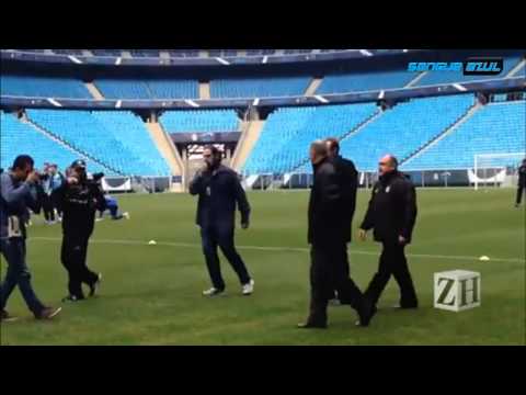 Felipão está de volta ao Grêmio! - Recepção da torcida na Arena