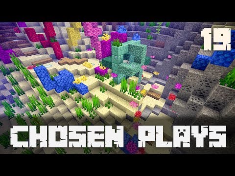 Chosen Plays Minecraft 1.13 Ep. 19 Underwater Path Timelapse