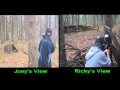 Paintball Woodsball POV Video