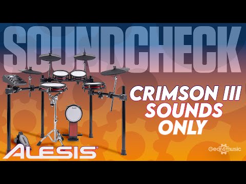 Alesis Crimson III Kit 9-piece electronic drum kit with Crimson III module... image 4