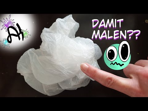 Tupftechnik mit einer Tüte