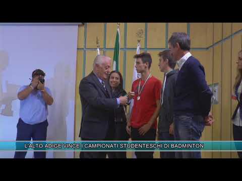 L'ALTO ADIGE VINCE I CAMPIONATI STUDENTESCHI DI BADMINTON