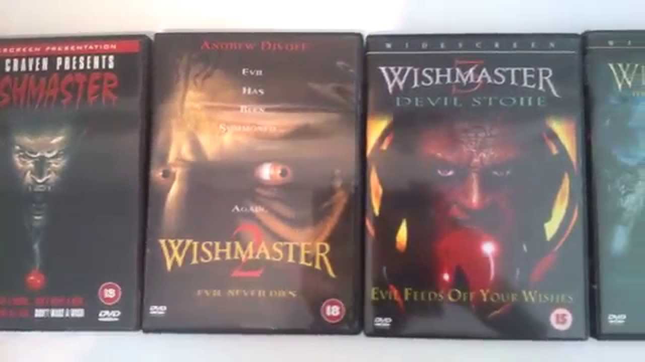 WISHMASTER, dvd collection   'enjoy'