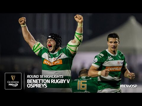 Round 18 Highlights: Benetton Treviso v Ospreys Rugby | 2016/17 season