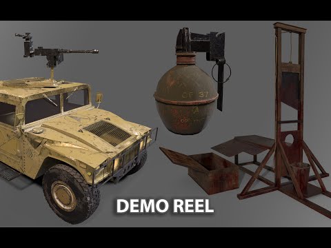 3D Modeling and Texturing DemoReel