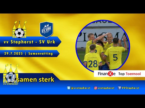 vv Staphorst - SV Urk | 29.7.2025 |  Samenvatting