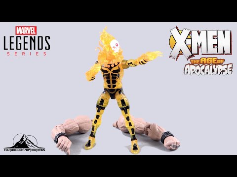 Marvel Legends X-Men Age of Apocalypse (Sugar Man BAF) SUNFIRE Video Review