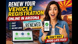 How to renew your vehicle registration online in Arizona