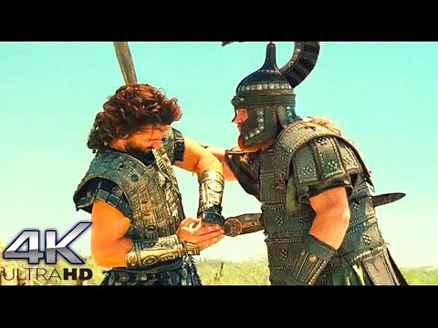Troy (2004) - Paris vs Menelaus Fight Scene | SuperClips [4K]