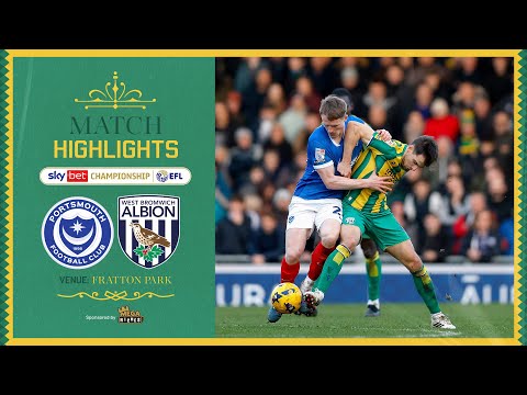 Baggies defeated at Fratton Park | Portsmouth 3-0 Albion | MATCH HIGHLIGHTS