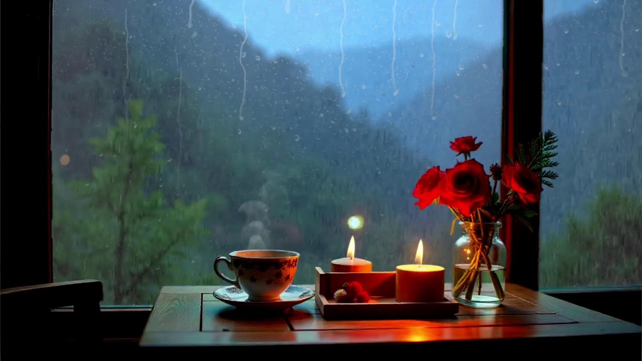 Stress-Free Nights: Rain & Piano Music for Deep Relaxation 🌧️😴
