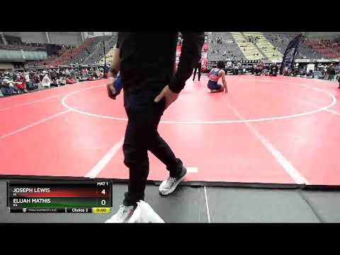 220 Lbs Champ. Round 1 - Joseph Lewis, IA Vs Elijah Mathis, KS 8118