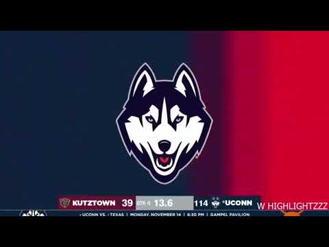 UConn vs Kutztown Exhibition [UConn Highlights]