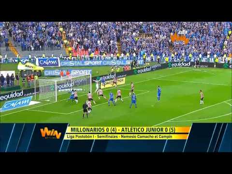 (Summary) Millonarios 0-0 Junior. 2014 Postobon League Semifinal 1st Leg - Win Sports