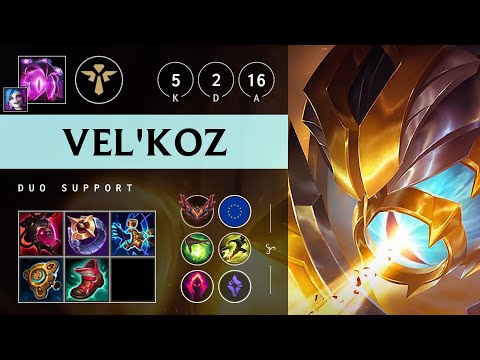 Vel'Koz Support vs Rakan - EUW Grandmaster Patch 25.10