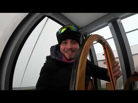 Rastkogel Tal Abfahrt mit dem Schlitten!😨🛷  ￼ ob wir das schaffen? 🥶￼