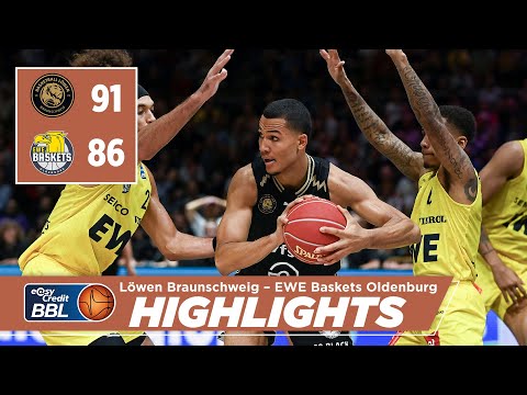 Löwen Braunschweig – EWE Baskets Oldenburg 91:86 | Basketball-Bundesliga Highlights