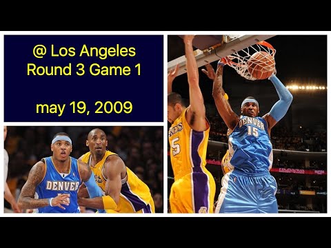 Carmelo Anthony 39 pts @ Los Angeles Lakers Game 1 Highlights (may 19, 2009)