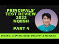 PRINCIPALS TEST REVIEW 2022 NQESH ON DOMAIN 2: MANAGING SCHOOL OPERATIONS AND RESOURCES WITH EXPERTS