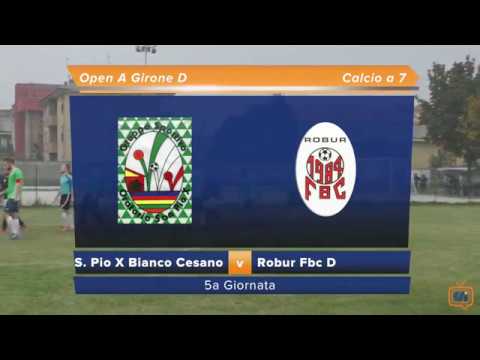 Sintesi S.Pio X Bianco Cesano - Robur Fbc D