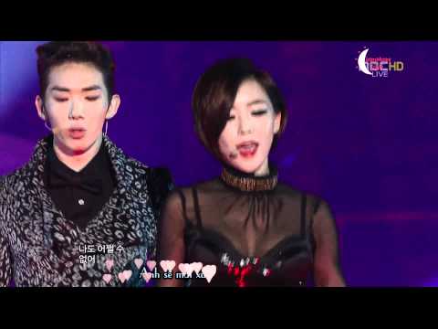 {IVH Vietsub} 120101 Adam Couple - Trouble Maker @ MBC Gayo Daejun