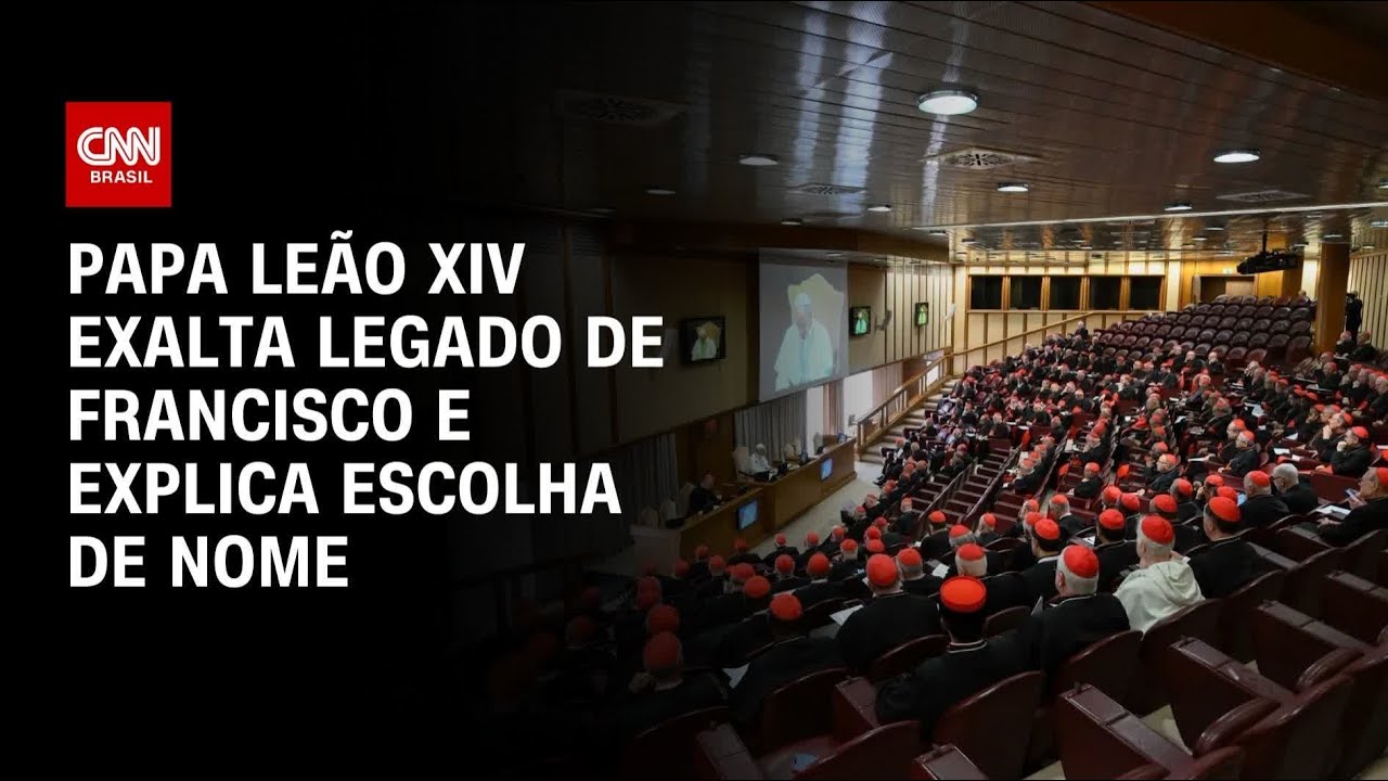 Papa Leão XIV se reúne com cardeais e exalta “precioso legado” de Francisco | AGORA CNN