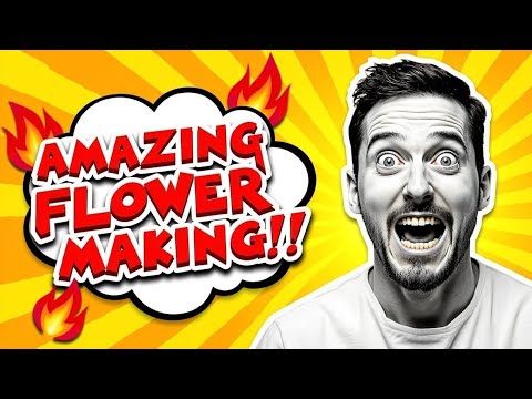AMAZIING FLOWER MAKING | PUNITA JHA