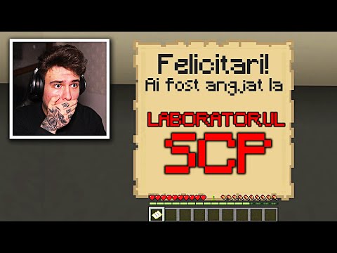PRIMA ZI LA MUNCĂ !! - Minecraft Laboratorul SCP