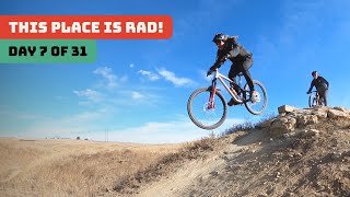 Riding MTB at Erie Single Track - So Many Fun Lines!