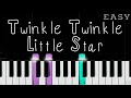 Twinkle Twinkle Little Star EASY Piano Tutorial