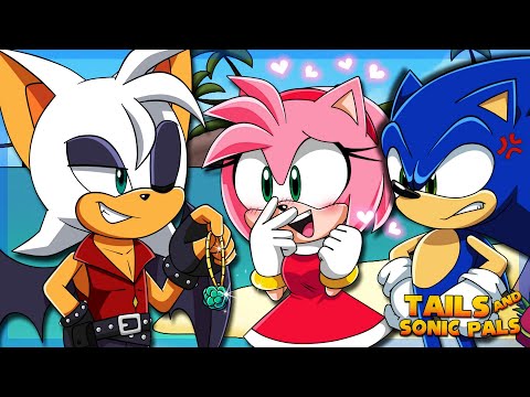 SONIC IS JEALOUS! - Amy & Rogue's Beach Date