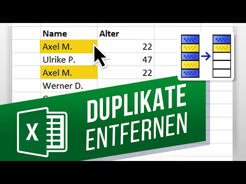 Duplikate in Excel finden und entfernen | Doppelte Einträge löschen