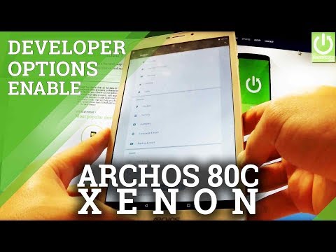 Developer Options in ARCHOS 80c Xenon - Enable USB Debugging
