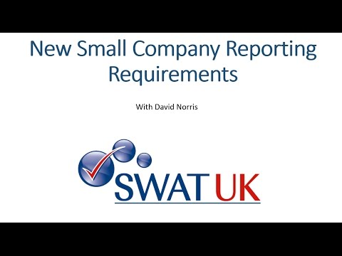 New Small Company Reporting Requirements with David Norris