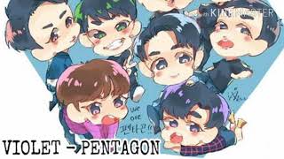 [Nightcore] Violet - PENTAGON