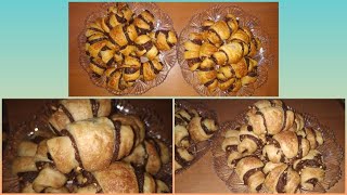 cornettini di pasta sfoglia facilissimi (sfoglia rettangolare)Easy puff pastry croissants