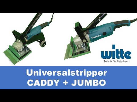 Bodenstripper JUMBO I Teppichboden I PVC I Entfernen I WITTE