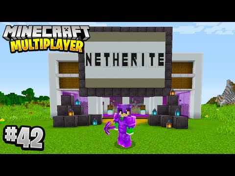THE NETHERITE SHOP in Minecraft Multiplayer Survival! (Episode 42)