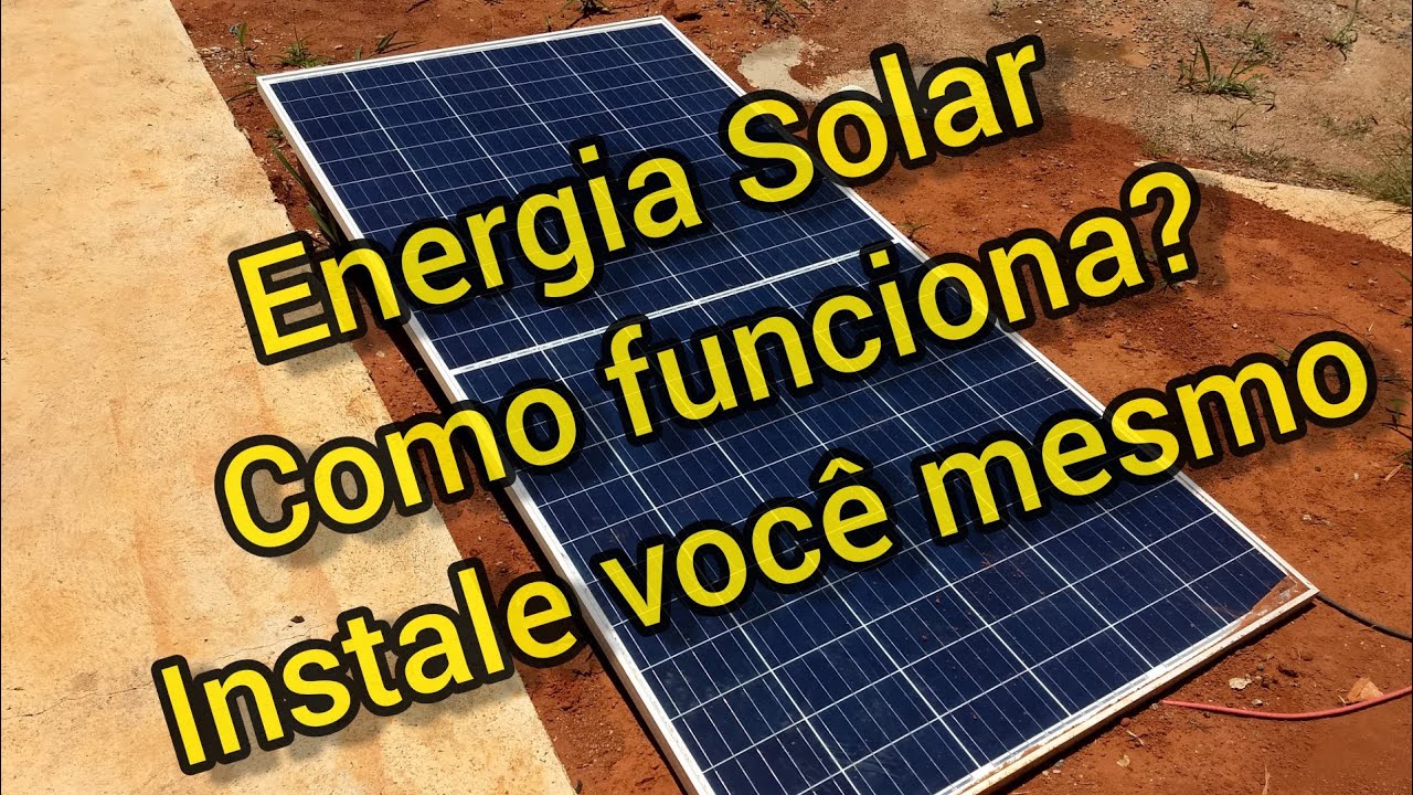 Energia Solar como funciona? Instale você mesmo Sistema Off Grid