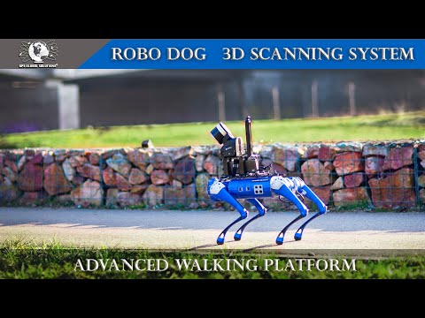 GGS ROBO-DOG | SCANNING WALKING PLATFORM IN THE FOREST | STONEX SLAM SCANNER X120go | FPV GOGLE