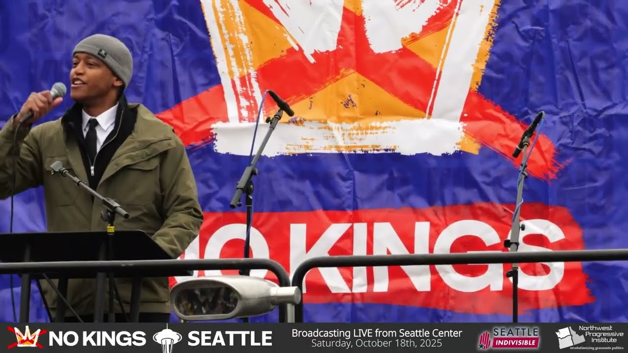 No Kings Seattle Rally Oct 18 LivestreamRecorded Program