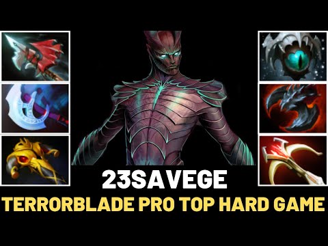23SAVEGE Terrorblade Top Pro Carry Hard Game 7.33 Dota 2