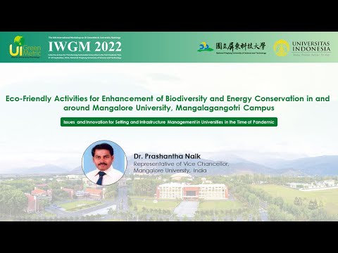 Dr. Prashantha Naik, Representative of Vice Chancellor, Mangalore University, India