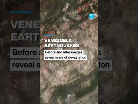Venezuela earthquakes: Before and after images reveal scale of devastation