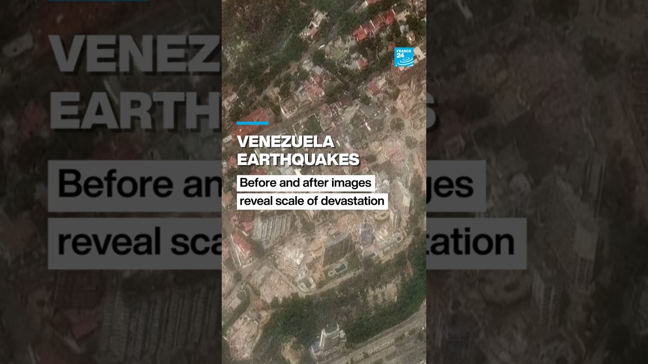 Venezuela earthquakes: Before and after images reveal scale of devastation • FRANCE 24 English