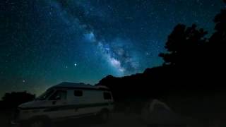 Galaxy Rise over Hualapai Mountain